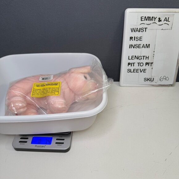 Douglas The Cuddle Toy Betina Pink Pig Plush Small 8" Cute Soft Farm Animal NEW - Picture 10 of 10